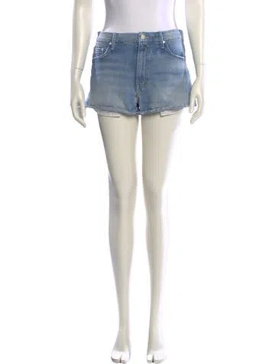 Pre-owned Mother Mini Shorts In Blue