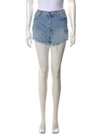 Pre-owned Mother Mini Shorts In Blue