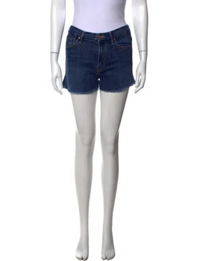 Pre-owned Mother Mini Shorts In Blue