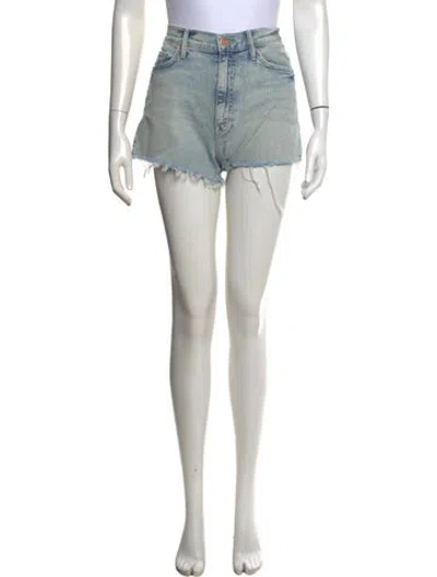 Pre-owned Mother Mini Shorts In Blue