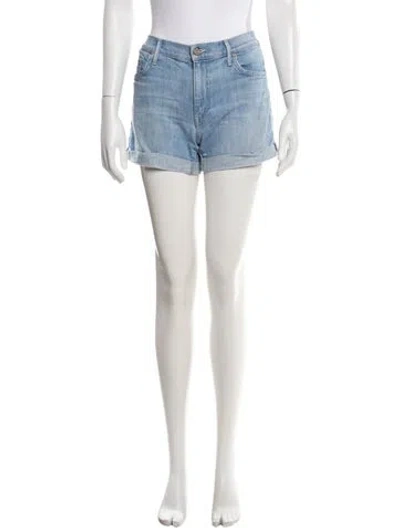 Pre-owned Mother Mini Shorts In Blue