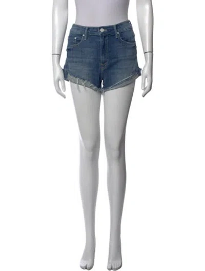 Pre-owned Mother Mini Shorts In Blue