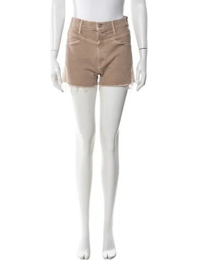 Pre-owned Mother Mini Shorts In Brown