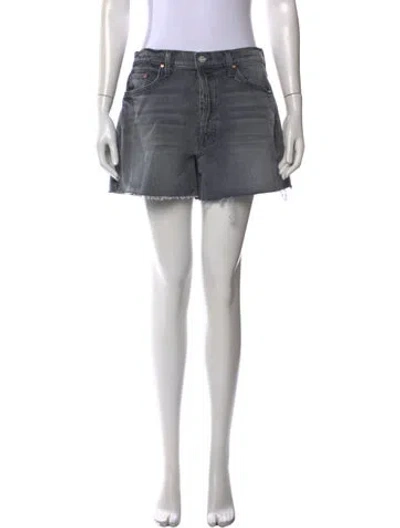 Pre-owned Mother Mini Shorts In Gray