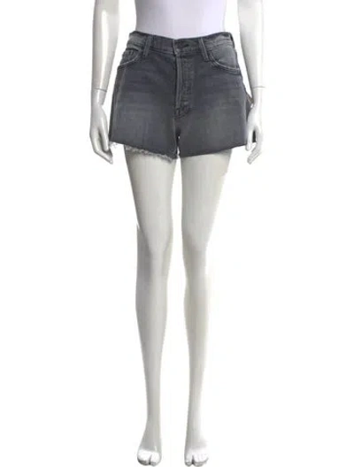 Pre-owned Mother Mini Shorts In Gray