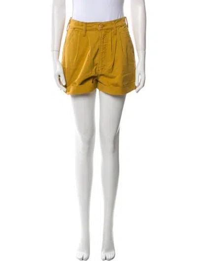Pre-owned Mother Mini Shorts In Neutral