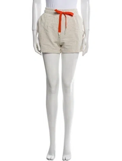 Pre-owned Mother Mini Shorts In Neutral
