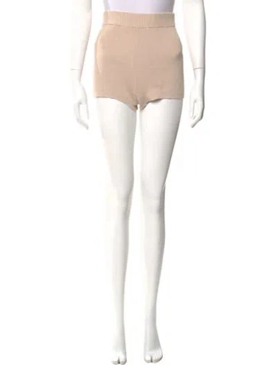 Pre-owned Mother Mini Shorts In Neutral