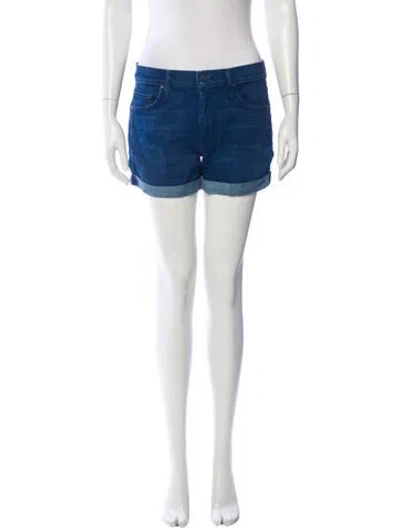 Pre-owned Mother Mini Shorts In Neutral