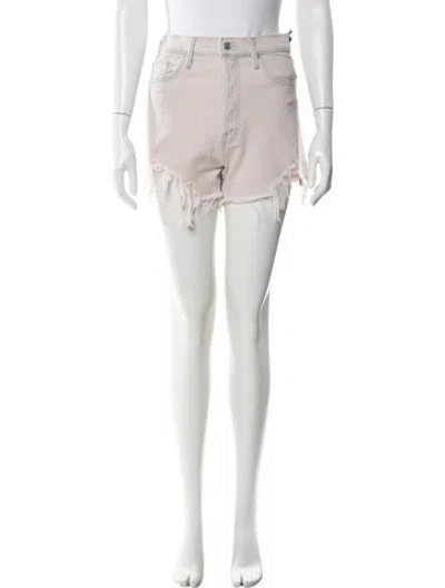 Pre-owned Mother Mini Shorts In Neutral