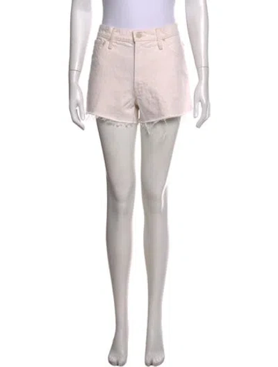 Pre-owned Mother Mini Shorts In Neutrals