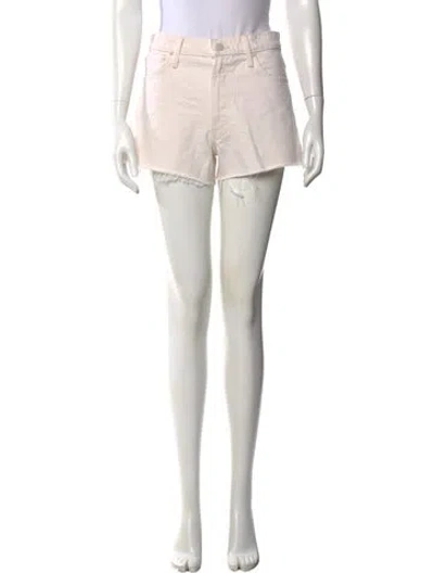Pre-owned Mother Mini Shorts In Neutrals