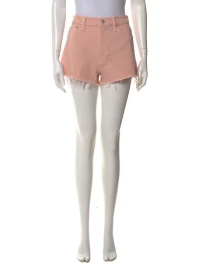 Pre-owned Mother Mini Shorts In Pink
