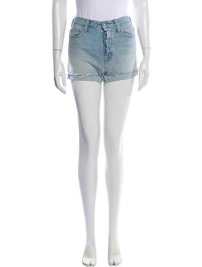 Pre-owned Mother Mini Shorts W/ Tags In Blue
