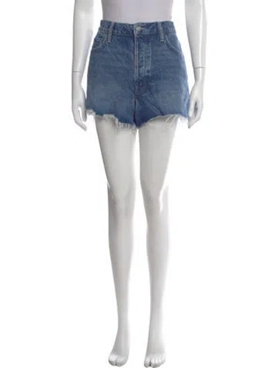 Pre-owned Mother Mini Shorts W/ Tags In Blue