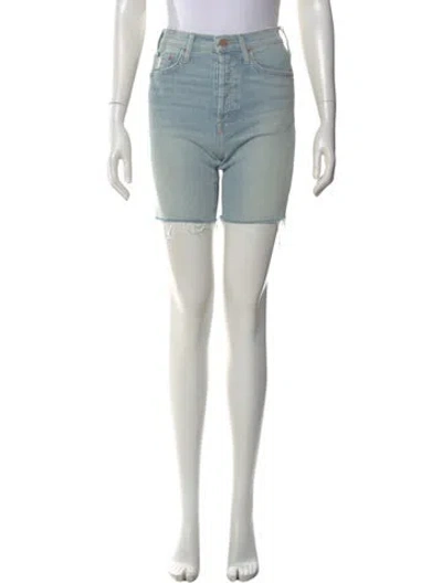 Pre-owned Mother Mini Shorts W/ Tags In Blue