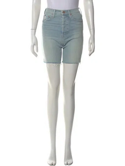Pre-owned Mother Mini Shorts W/ Tags In Blue