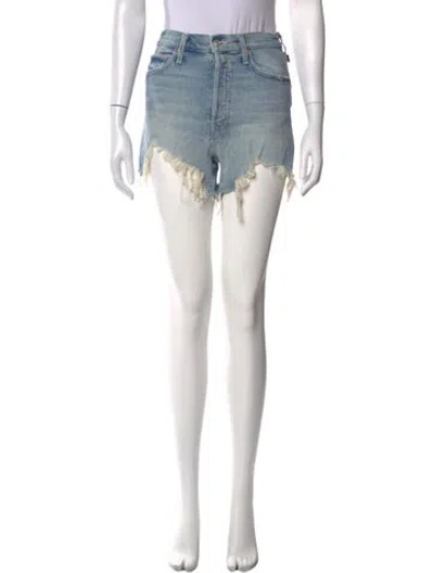 Pre-owned Mother Mini Shorts W/ Tags In Blue