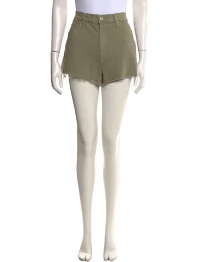 Pre-owned Mother Mini Shorts W/ Tags In Green