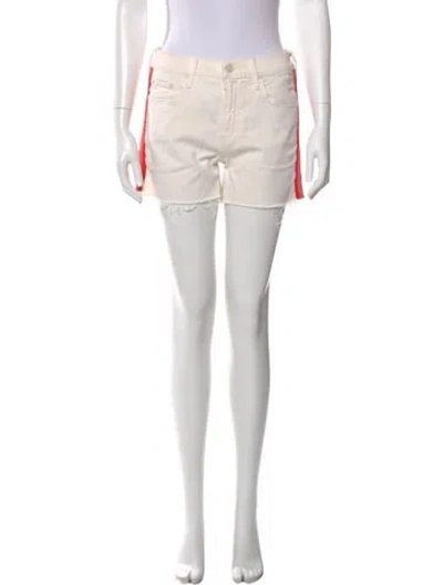 Pre-owned Mother Mini Shorts W/ Tags In White
