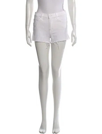 Pre-owned Mother Mini Shorts In White