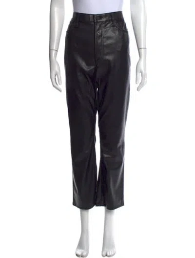 Pre-owned Mother Mini Skirt In Black