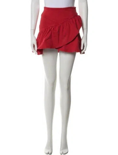 Pre-owned Mother Mini Skirt In Pink