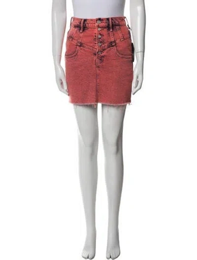 Pre-owned Mother Mini Skirt W/ Tags In Pink