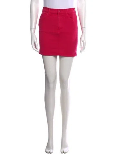 Pre-owned Mother Mini Skirt W/ Tags In Pink