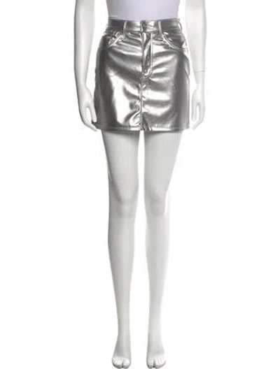 Pre-owned Mother Mini Skirt W/ Tags In White