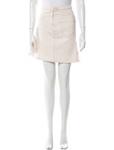 Pre-owned Mother Mini Skirt W/ Tags In White