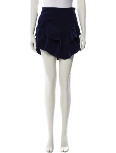 Pre-owned Mother Mini Skirt In Yellow