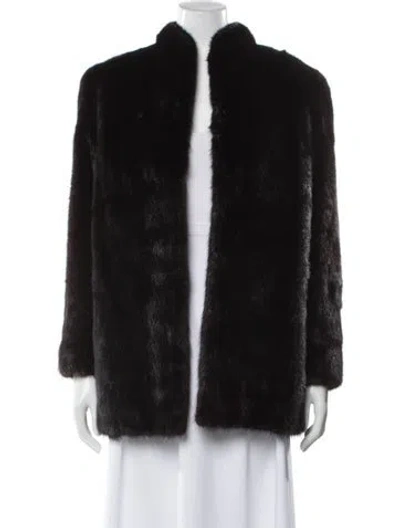Pre-owned Mother Mink Jacket In Brown