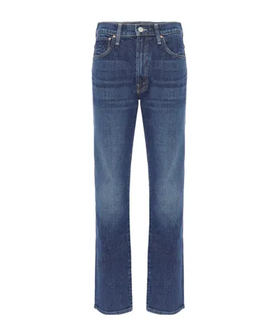 Mother Multi-pocket Jeans In Blue