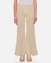 Mother Natural The Roller Fray Denim Jeans In Beige
