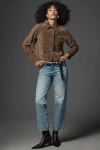 Mother Newbie Ankle High-rise Straight Jeans In Blue