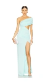 Mother Of All Amani Sleeveless Maxi Dress In 蓝绿色