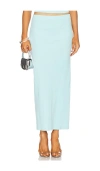 Mother Of All Antonia Skirt In Baby Blue