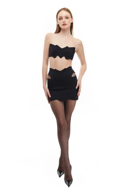 Mother Of All Butterfly Mini Dress In Black