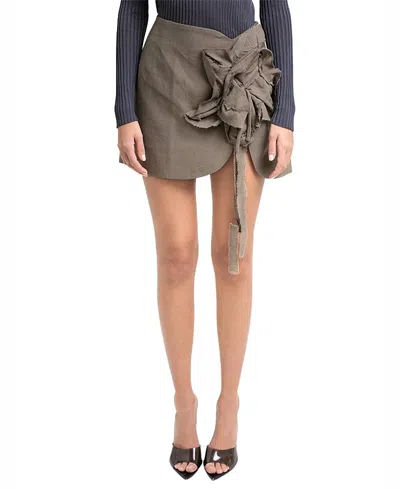 Mother Of All Flora Skirt In Brown