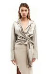 Mother Of All Gisele Top In Metallic
