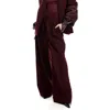 Mother Of All Hedi Pants In Burgundy