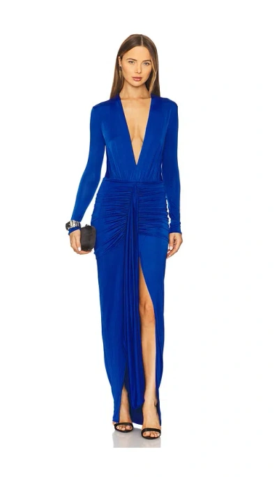 Mother Of All Inaya Maxi Dress In Electric Blue