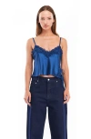 Mother Of All Mabel Top In Blue