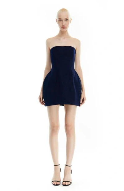Mother Of All Marigold Denim Dress In Blue