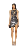 Mother Of All Minikleid Ariel In Metallic Silver