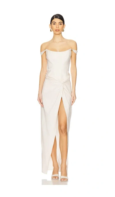 Mother Of All Olive Dress In White
