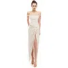Mother Of All Olive Maxi Dress In Beige