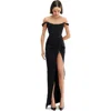 Mother Of All Olive Maxi Dress In Black