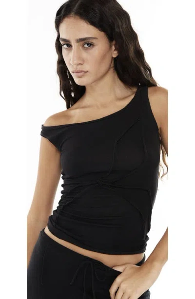 Mother Of All Papper Off Shoulder Top In Black